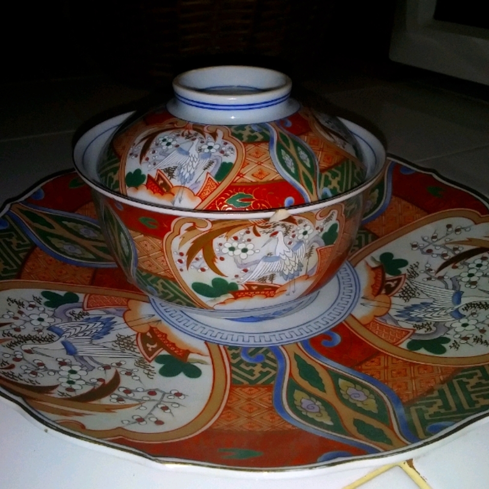 COPY - Antique Japanese porcelain set
